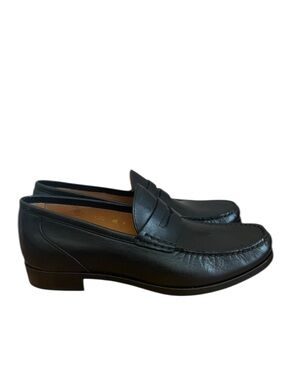Beckett Simonon Lambert Leather Black Loafers Men Size 9